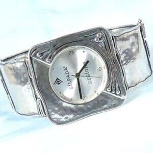 Silpada Sterling Silver Watch T1372 Retired Heavy 49.6g